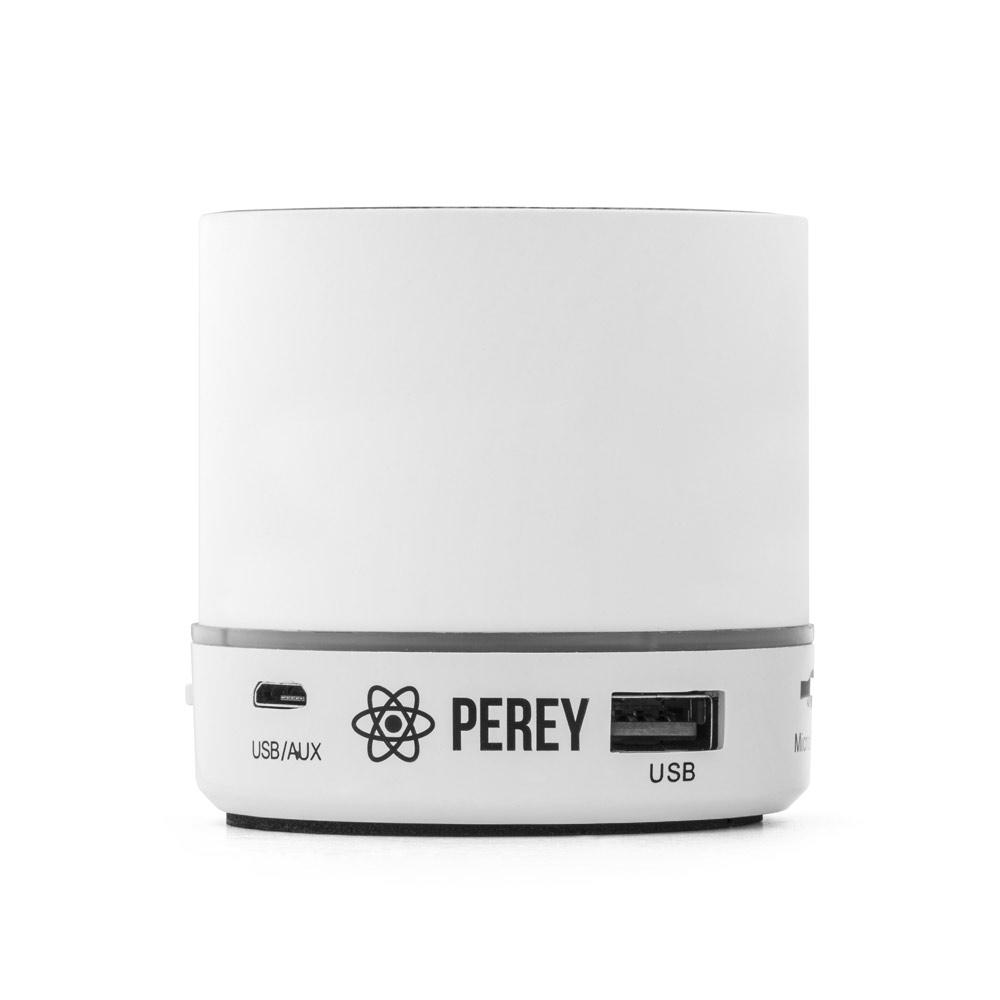 PERRY. Caixa de som com microfone