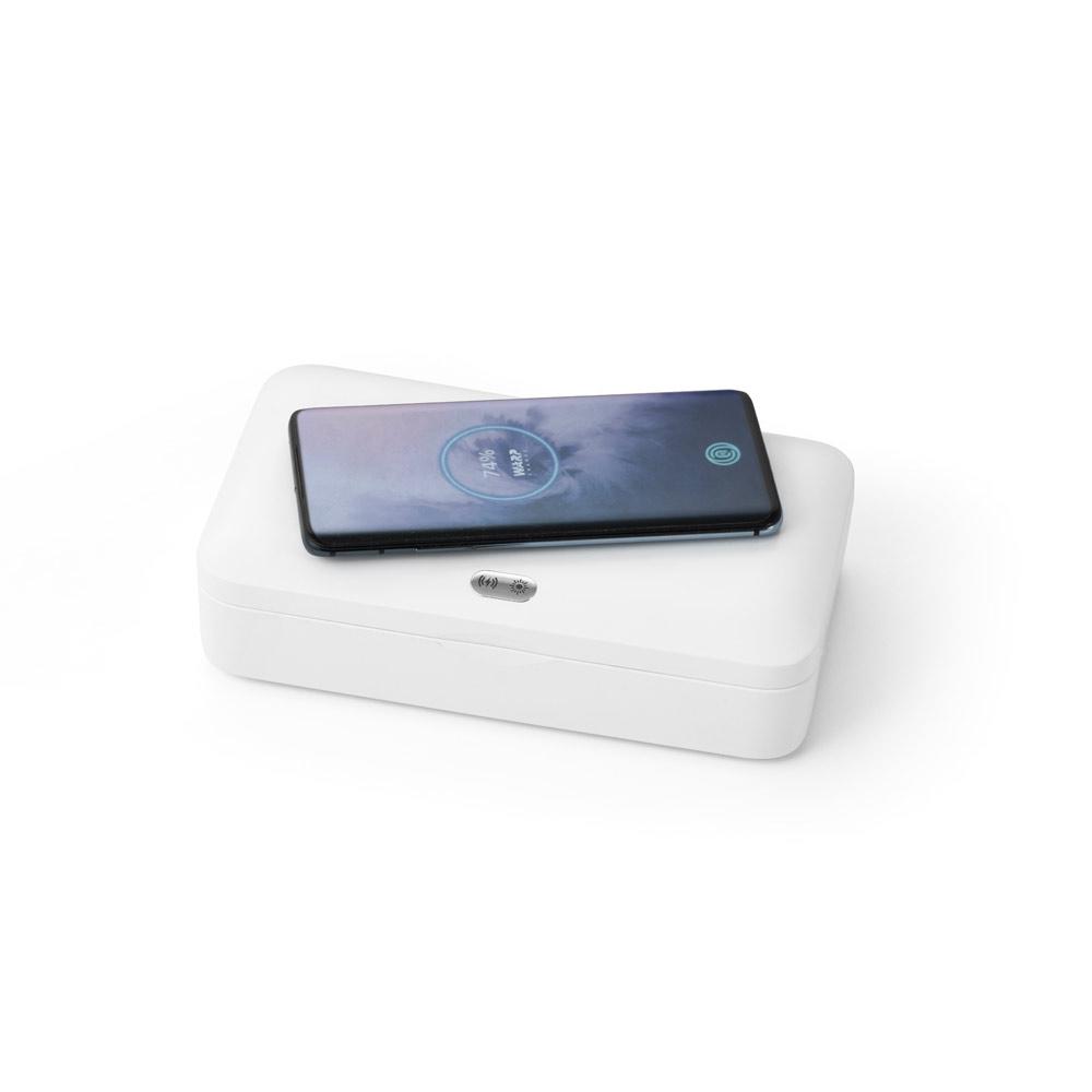 GERMOUT. Caixa esterilizadora UV com carregador wireless Fast
