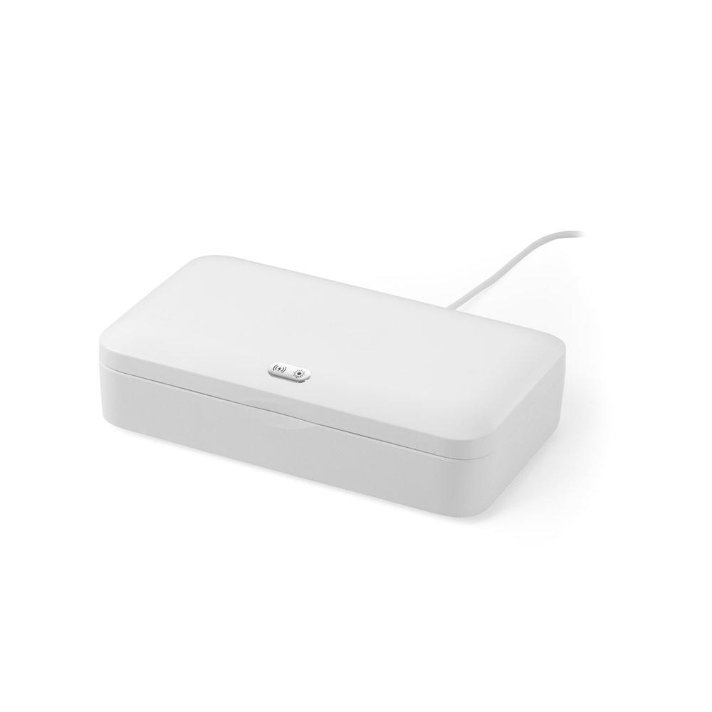 GERMOUT. Caixa esterilizadora UV com carregador wireless Fast