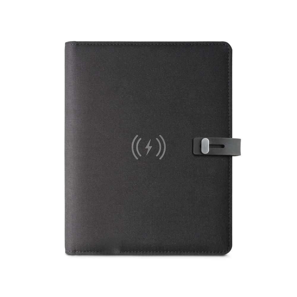 EMERGE A5 FOLDER. Pasta A5 com carregador wireless