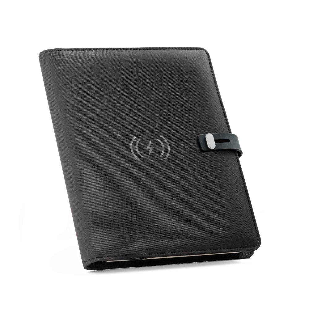 EMERGE A5 FOLDER. Pasta A5 com carregador wireless