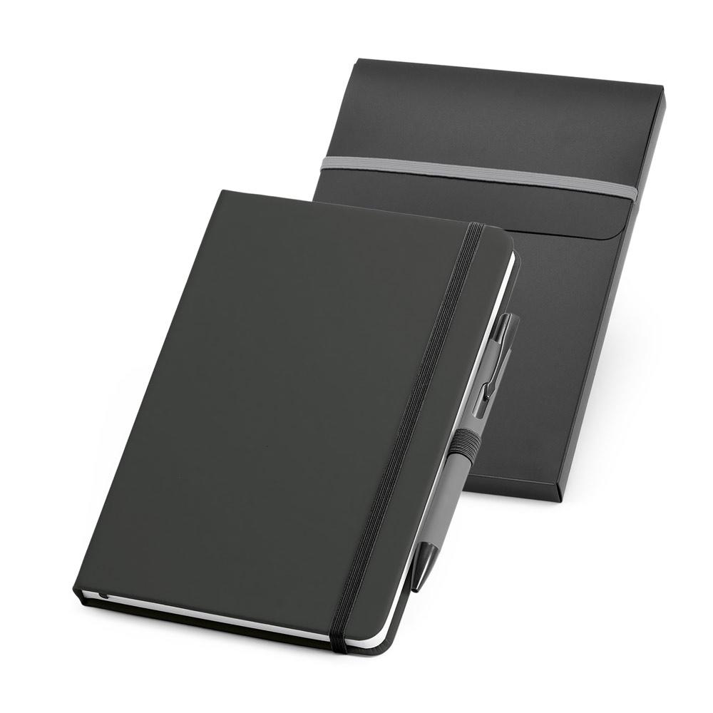 SHAW. Kit de caderno e esferográfica