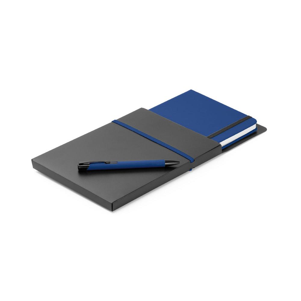 SHAW. Kit de caderno e esferográfica