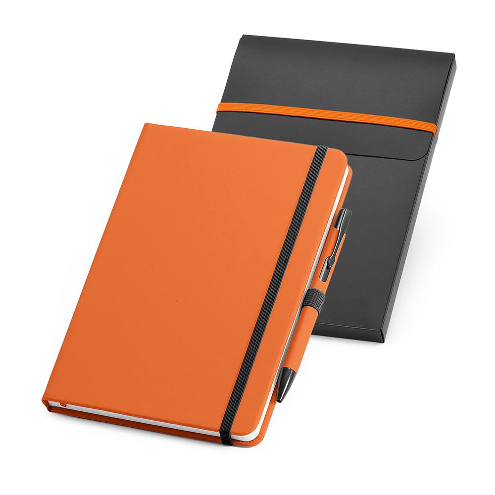SHAW. Kit de caderno e esferográfica