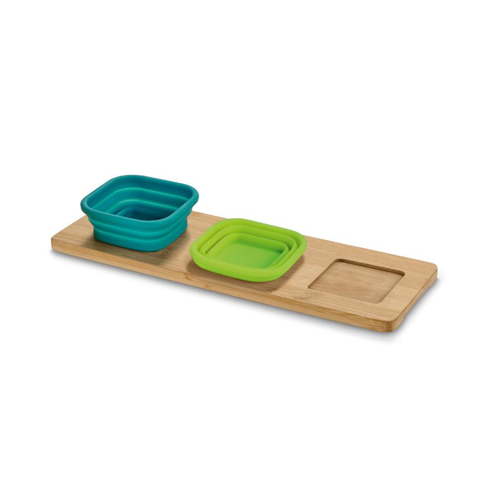 PICKLED. Base de mesa com 3 potes