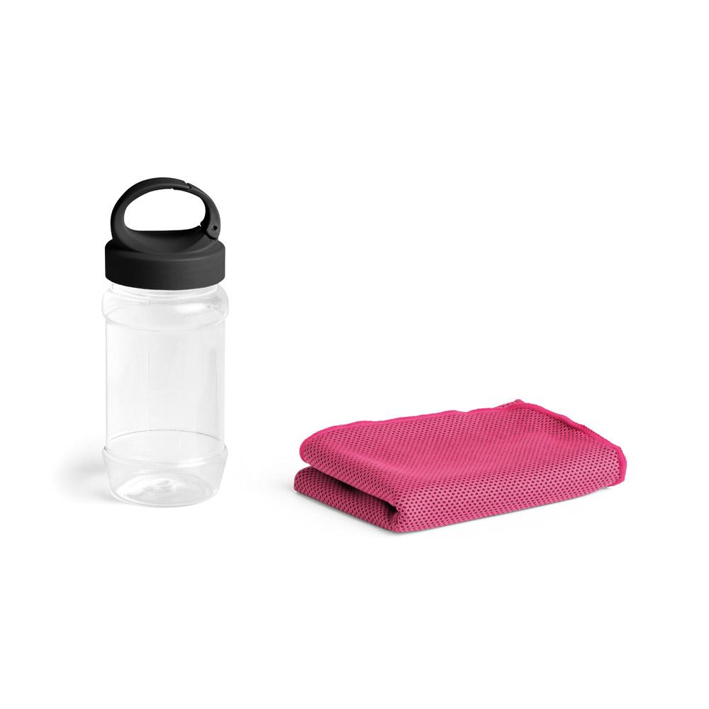 ARTX PLUS. Kit toalha e garrafa