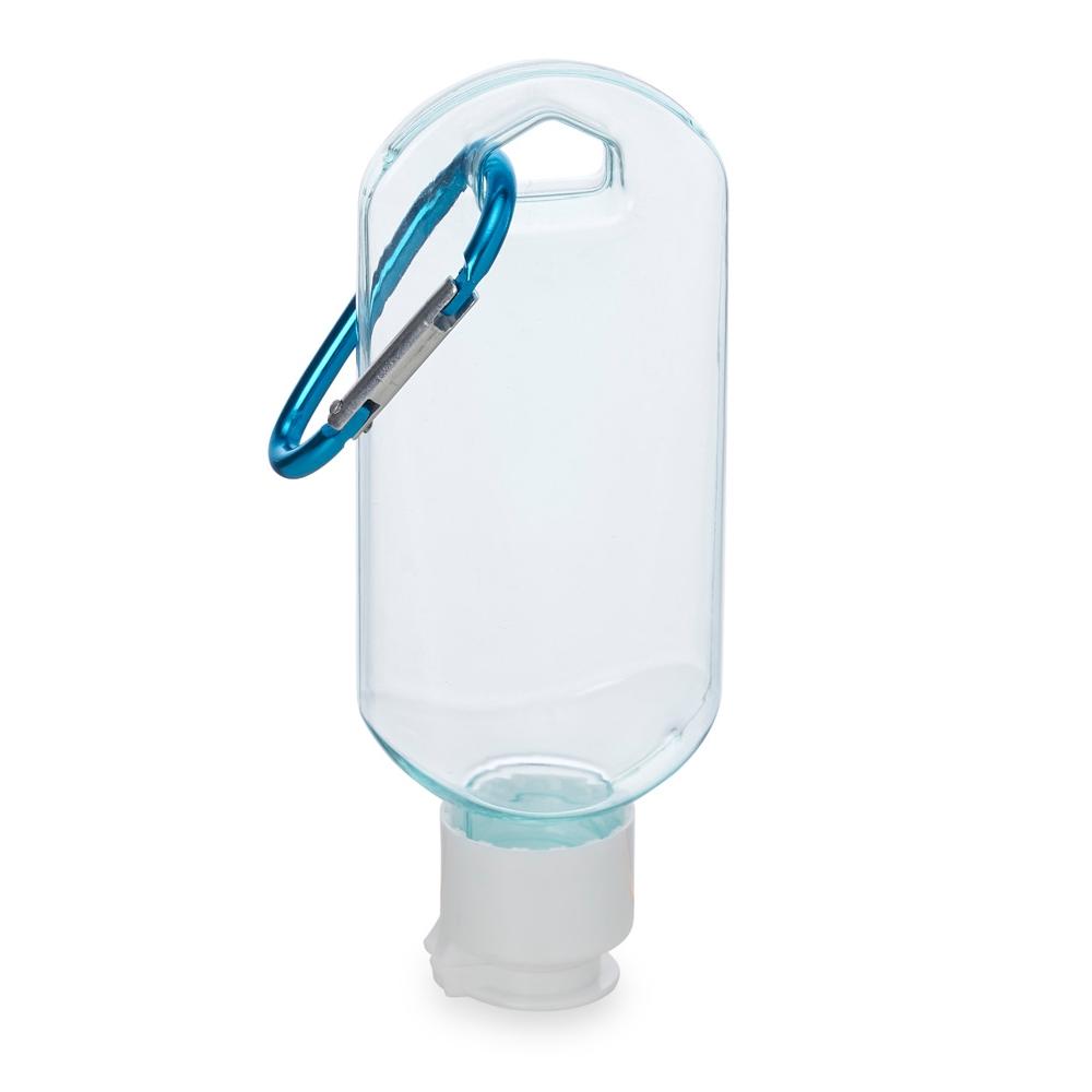 Frasco Plástico 55ml com Mosquetão