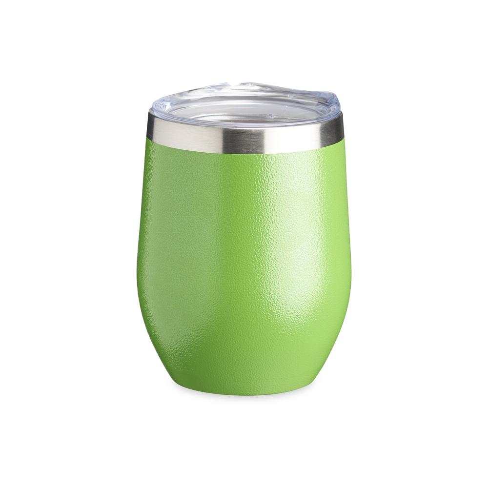 Copo Inox Texturizado Parede Dupla 320ml